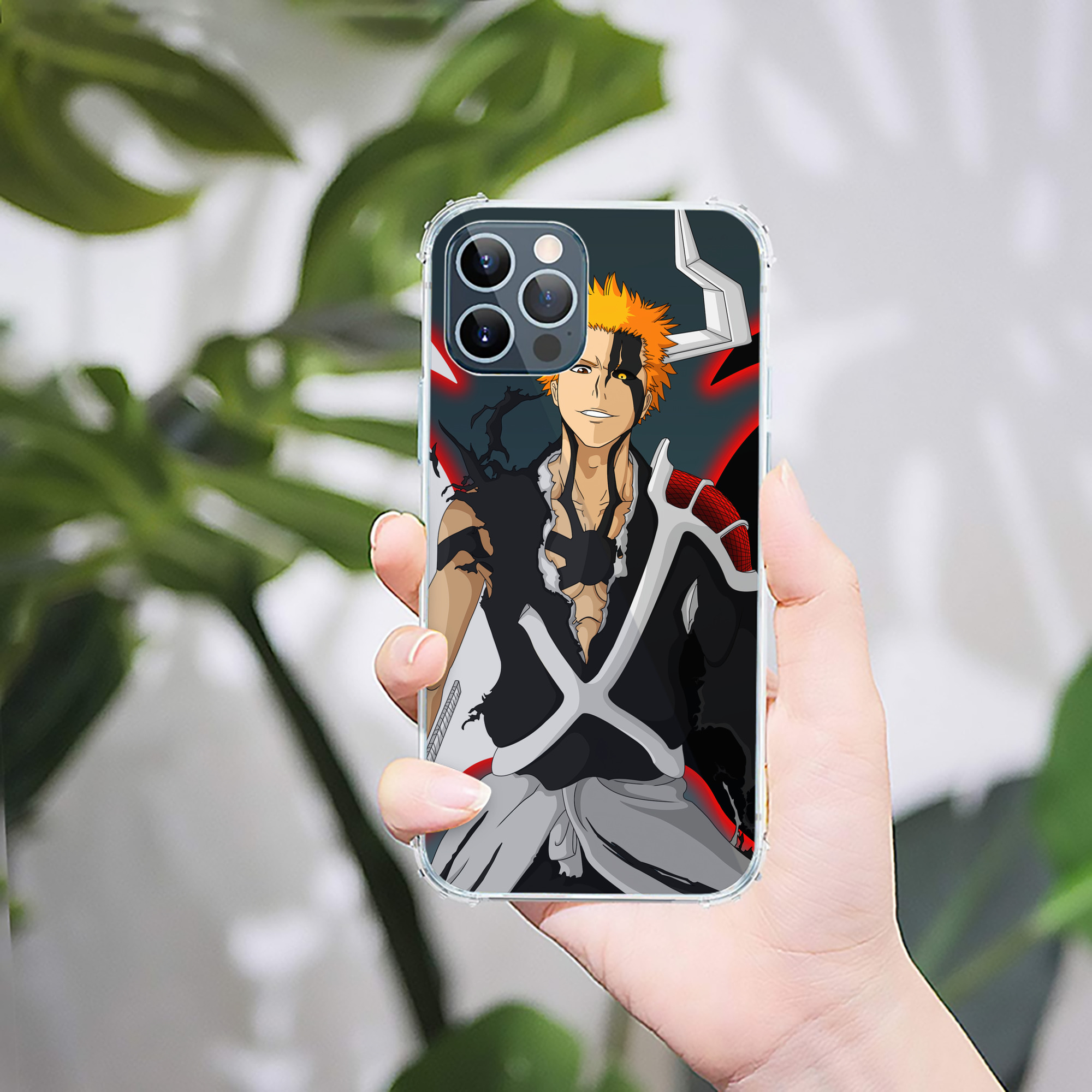 （画像用） ブリーチ BLEACH 【iPhone 12シリーズ対応】透明スマホケース（クリアソフトケース）